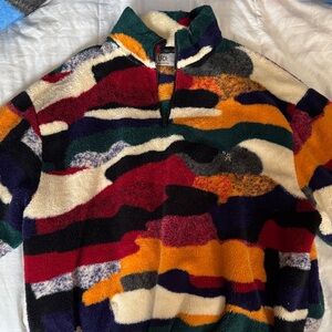 Urban Outfitters Multicolor Zip-Up Sweater